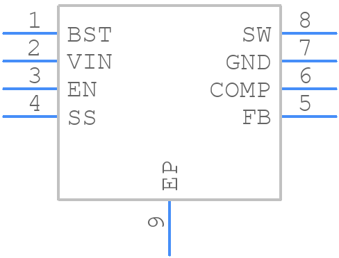 AP64501SP-13 - Diodes Incorporated - PCB symbol