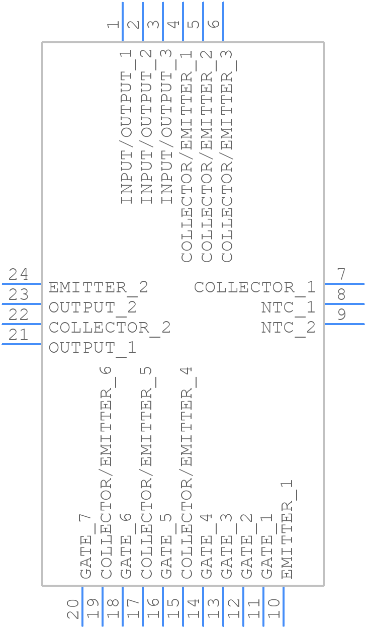 BSM30GP60 - Infineon - PCB symbol