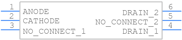 MOC3020X - Isocom - PCB symbol