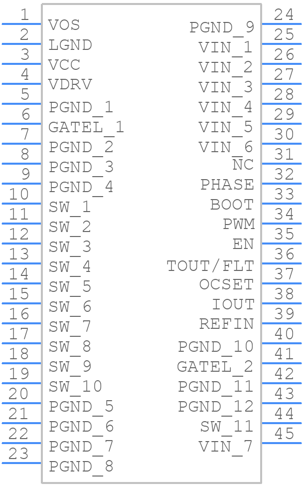 TDA21472 - Infineon - PCB symbol