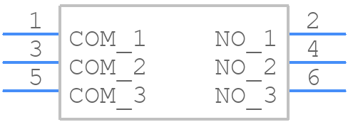 DS04-254-2-03BK-SMT - Same Sky - PCB symbol