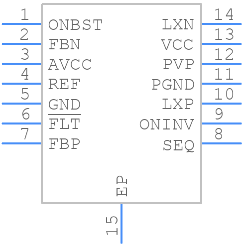 MAX8614BETD/V+ - Analog Devices - PCB symbol