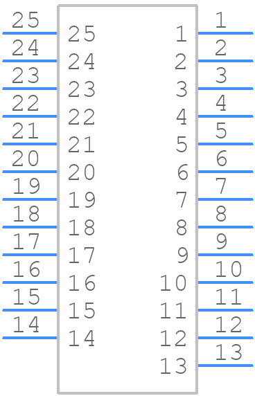 340102902B 25SFR136 - LITTELFUSE - PCB symbol