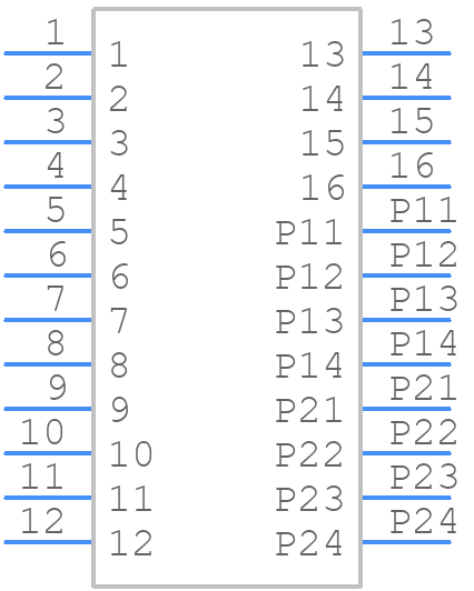 LPHS-02-16-L-VP1-GP - SAMTEC - PCB symbol