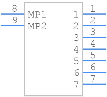 0527450797 - Molex - PCB symbol