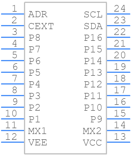 SAA1064T/N2,112 - NXP - PCB symbol