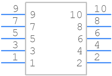 RSM-105-02-F-D-K-TR - SAMTEC - PCB symbol