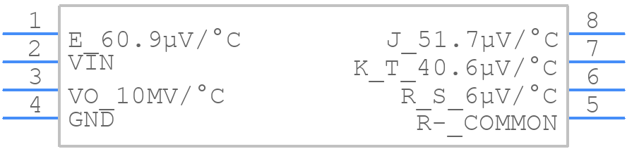 LT1025CS8#TRPBF - Analog Devices - PCB symbol