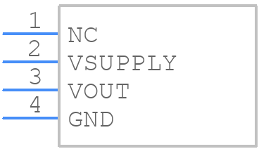 SSCSNBN010NDAA5 - Honeywell - PCB symbol