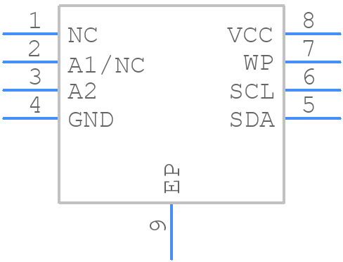 AT24C04C-MAHM-T - Microchip - PCB symbol