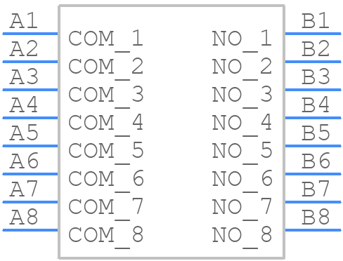 CFS-0800TB - Nidec Copal - PCB symbol