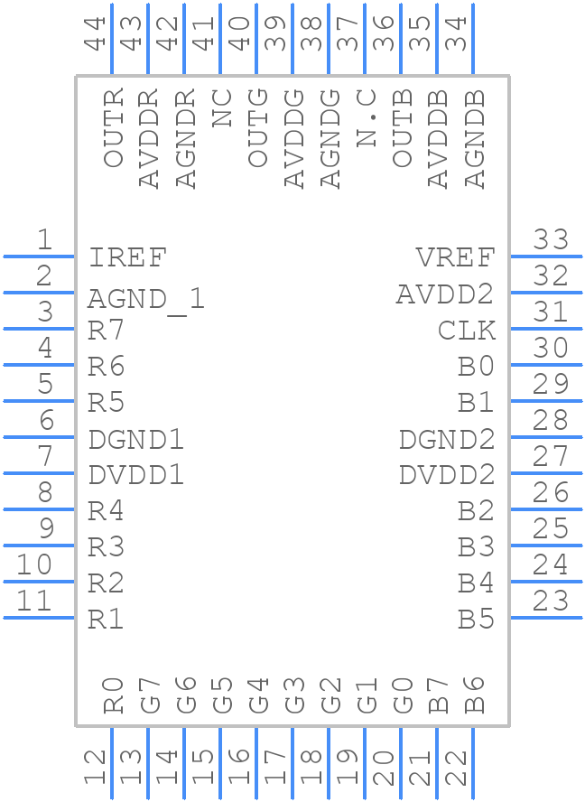 BU3616K - ROHM Semiconductor - PCB symbol