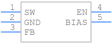 MP1522ET-LF-Z - Monolithic Power Systems (MPS) - PCB symbol