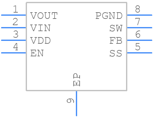 MIC2605YML TR - Microchip - PCB symbol