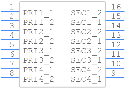 TLA-3T107LF - TDK - PCB symbol
