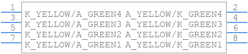 5680704444F - Dialight - PCB symbol