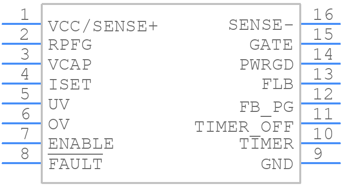 ADM1270ARQZ - Analog Devices - PCB symbol