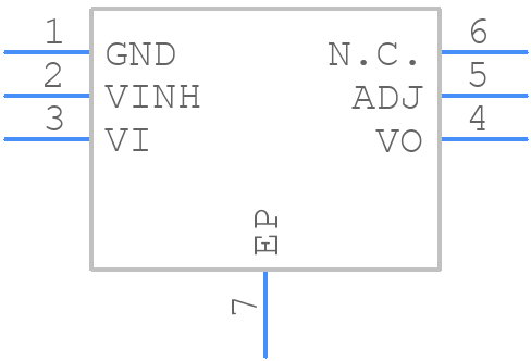 LD39150PU-R - STMicroelectronics - PCB symbol