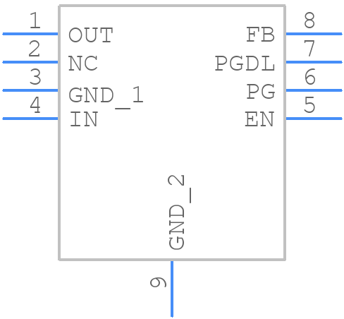 MPQ2029GN-AEC1 - Monolithic Power Systems (MPS) - PCB symbol