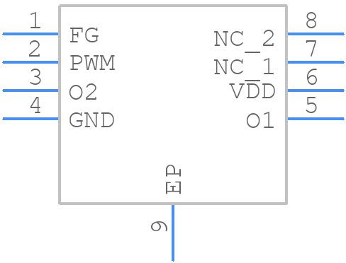 AH5773-MP-13 - Diodes Incorporated - PCB symbol