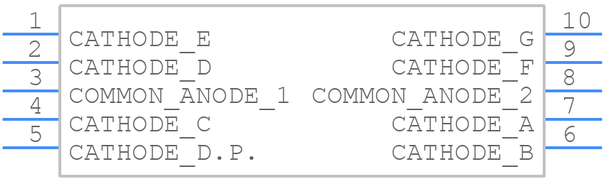 LTS-546AJD - Lite-On - PCB symbol