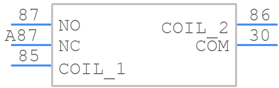 G8V-RH-1C7T-R-DC12 - OMRON Electronics - PCB symbol