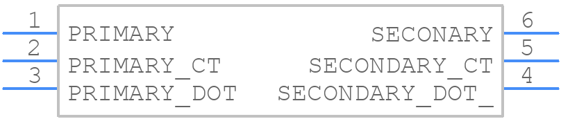 ADTT4-1+ - Mini-Circuits - PCB symbol
