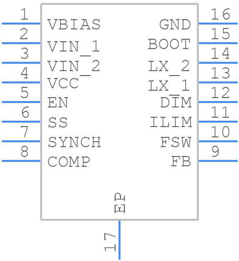 LED6000PHTR - STMicroelectronics - PCB symbol