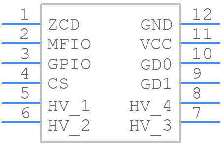 XDPS21071XUMA1 - Infineon - PCB symbol