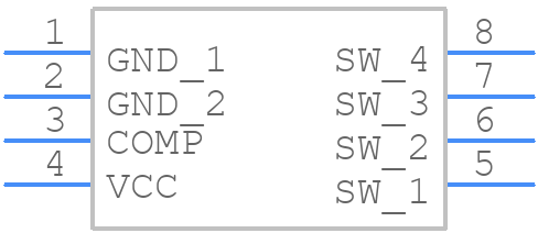 AP8012M8U - Electrodragon - PCB symbol
