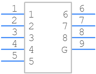 NE8FBV-C5-LED1 - Neutrik - PCB symbol