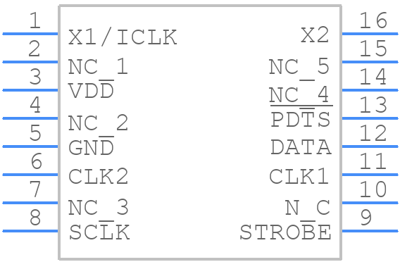 ICS307M-02IT - Renesas Electronics - PCB symbol