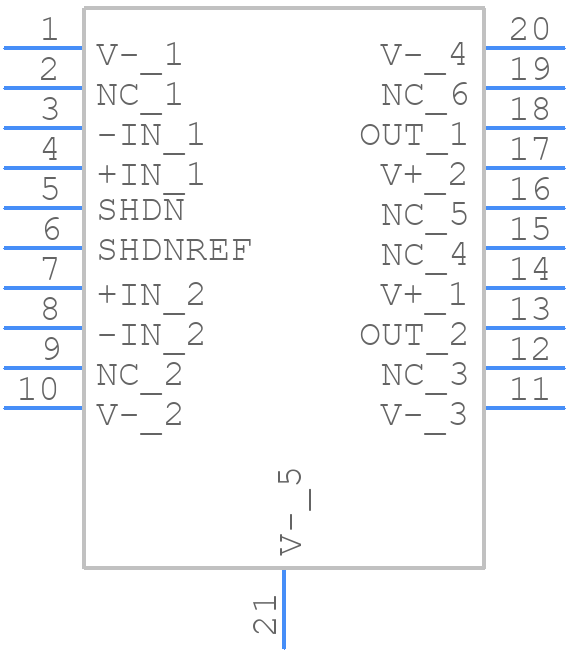 LT1794CFE#PBF - Analog Devices - PCB symbol