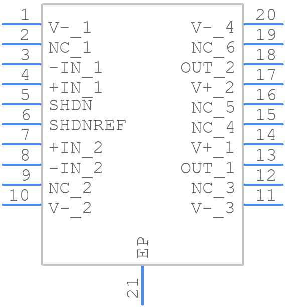 LT1794CFE#TRPBF - Analog Devices - PCB symbol