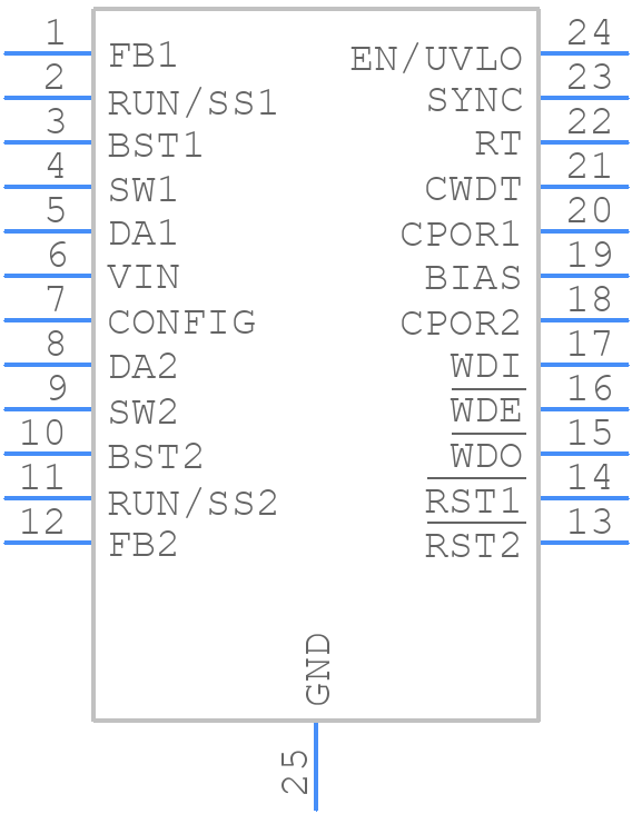 LT3688EFE#PBF - Analog Devices - PCB symbol