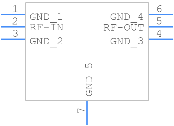 XHF2-912+ - Mini-Circuits - PCB symbol