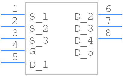 AON6502 - Alpha & Omega Semiconductors - PCB symbol