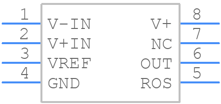 INA170EA - Texas Instruments - PCB symbol