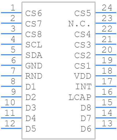 ANMG08PL - AD Semicon - PCB symbol