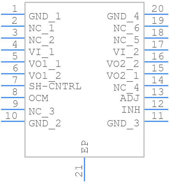 LHC4913PDU - STMicroelectronics - PCB symbol