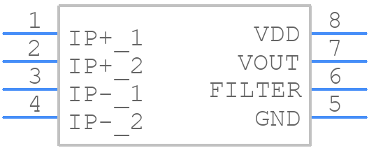 ACHS-7195-500E - Avago Technologies - PCB symbol
