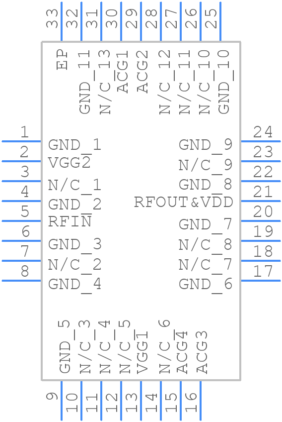 HMC797LP5E - Analog Devices - PCB symbol