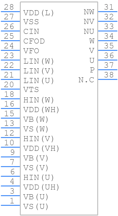 NFAM5065L4B - onsemi - PCB symbol