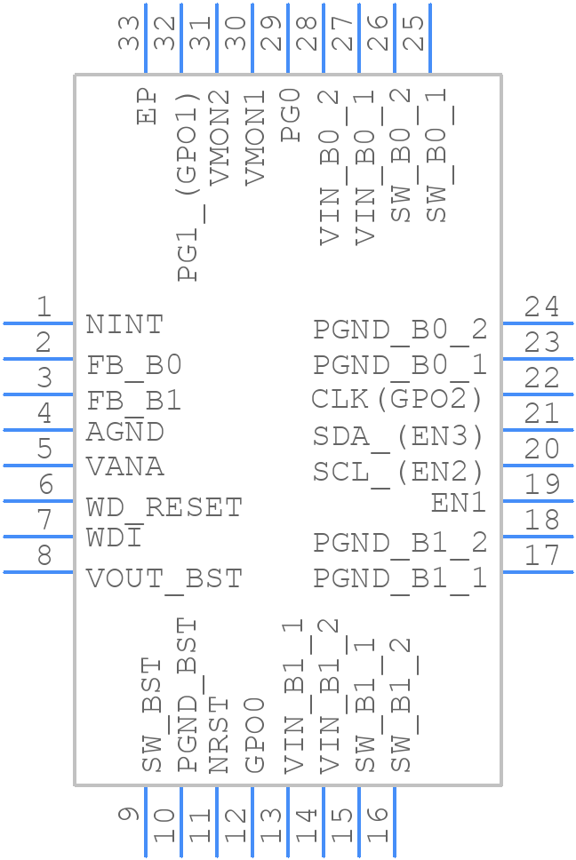 LP87702KRHBTQ1 - Texas Instruments - PCB symbol