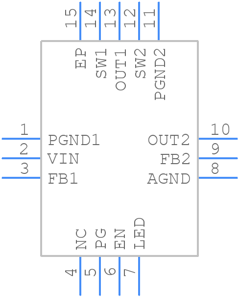 MIC23099YFT-T5 - Microchip - PCB symbol