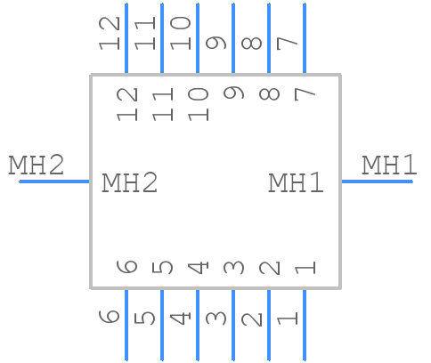 M80-4011242 - Harwin - PCB symbol