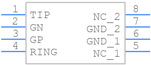 LCP02-150B1RL - STMicroelectronics - PCB symbol