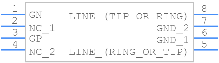 LCP22-150B1RL - STMicroelectronics - PCB symbol