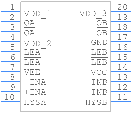 ADCMP562BRQZ-RL7 - Analog Devices - PCB symbol