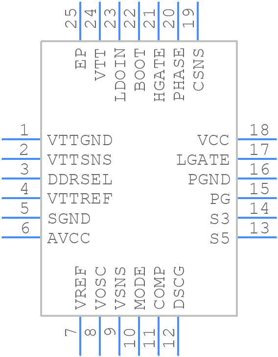 PM6670STR - STMicroelectronics - PCB symbol
